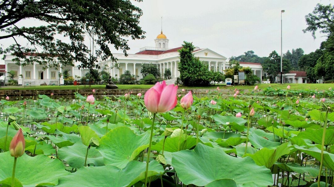 Istana Bogor yang berada di kawasan Wisata Alam Kebun Raya Bogor